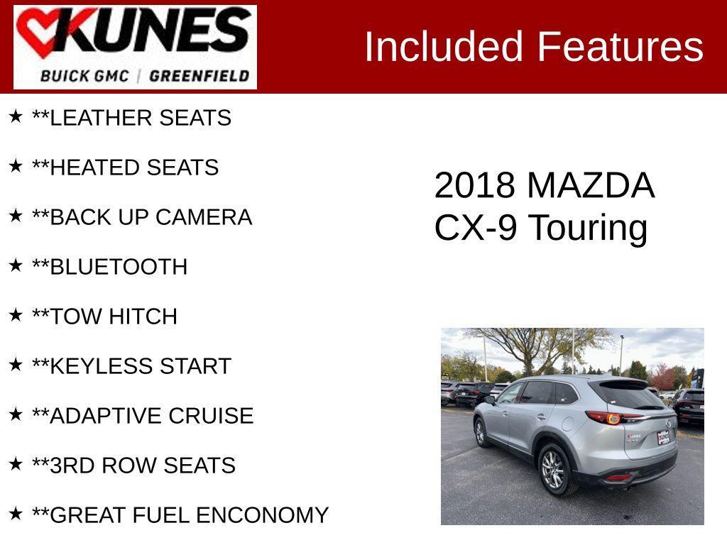used 2018 Mazda CX-9 car, priced at $15,699