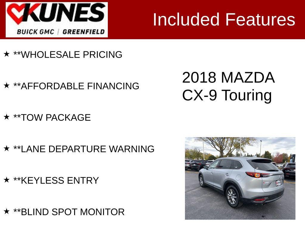 used 2018 Mazda CX-9 car, priced at $15,699