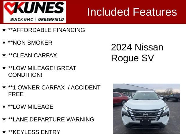 used 2024 Nissan Rogue car, priced at $24,599