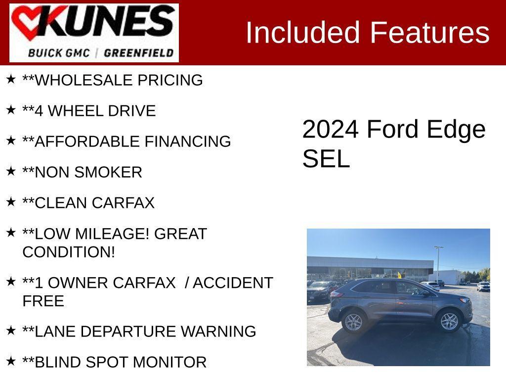 used 2024 Ford Edge car, priced at $23,599