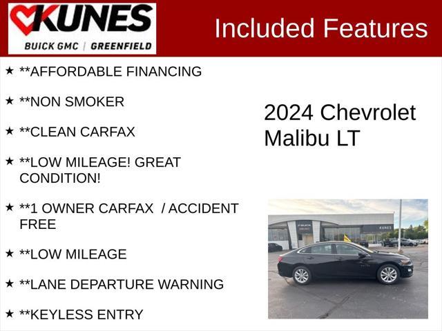 used 2024 Chevrolet Malibu car, priced at $20,558