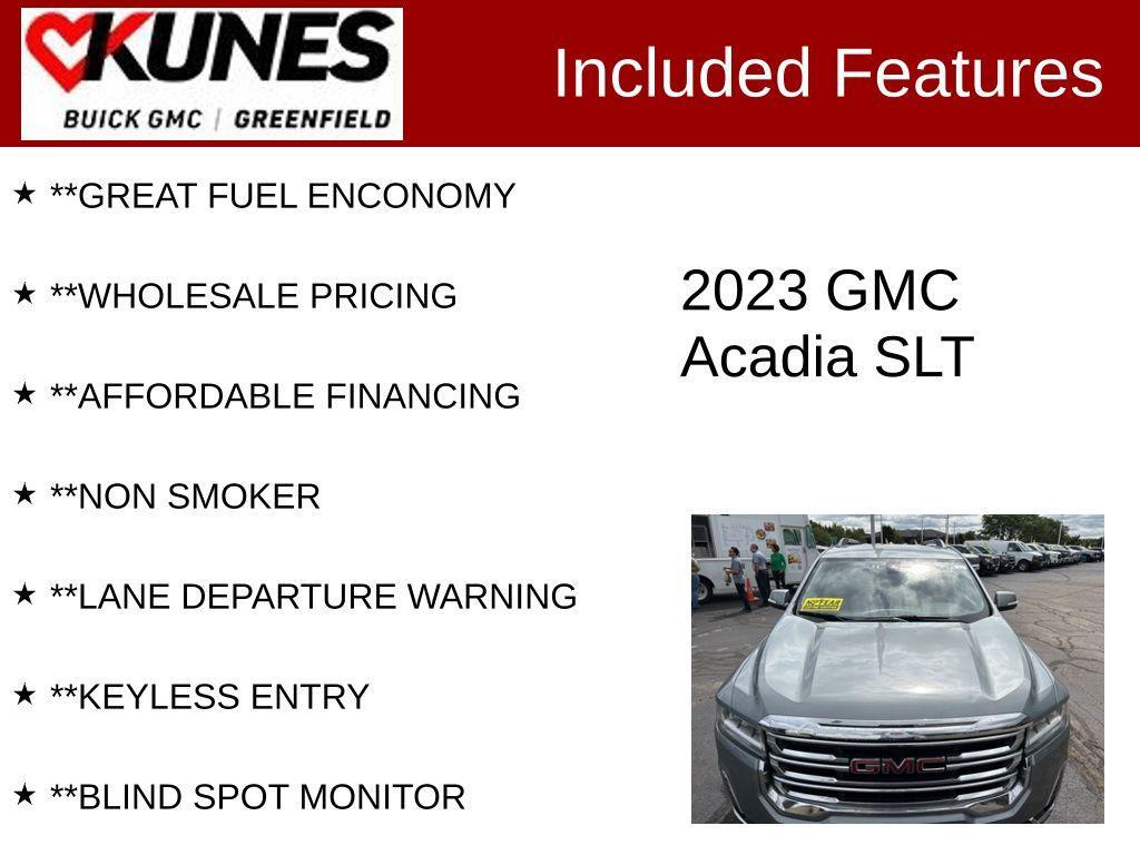 used 2023 GMC Acadia car, priced at $23,399