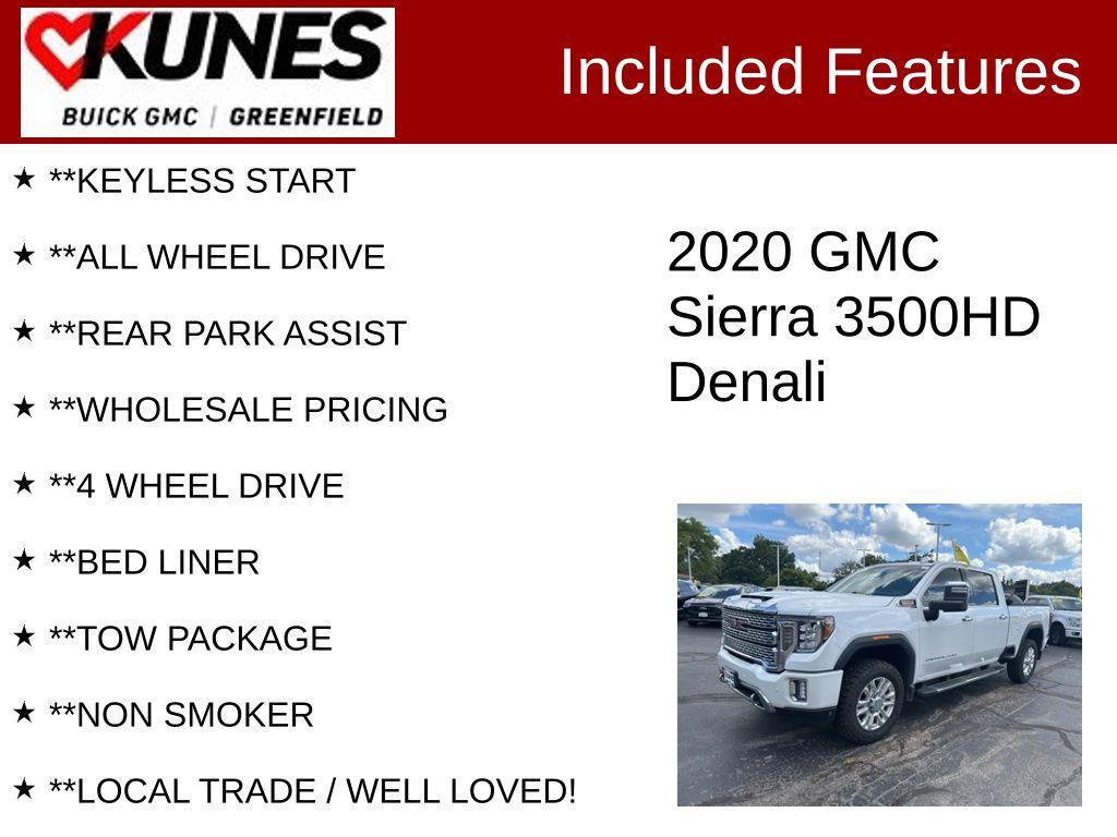 used 2020 GMC Sierra 3500 car, priced at $46,395