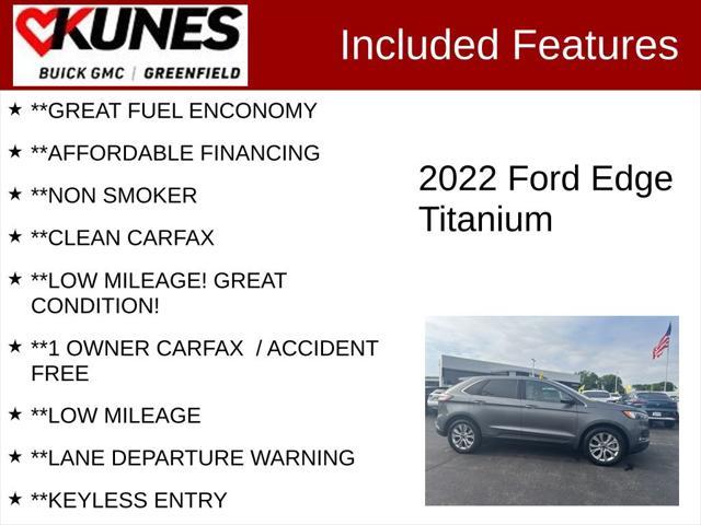 used 2022 Ford Edge car, priced at $23,799