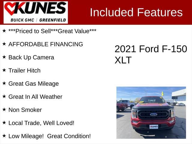 used 2021 Ford F-150 car, priced at $32,399