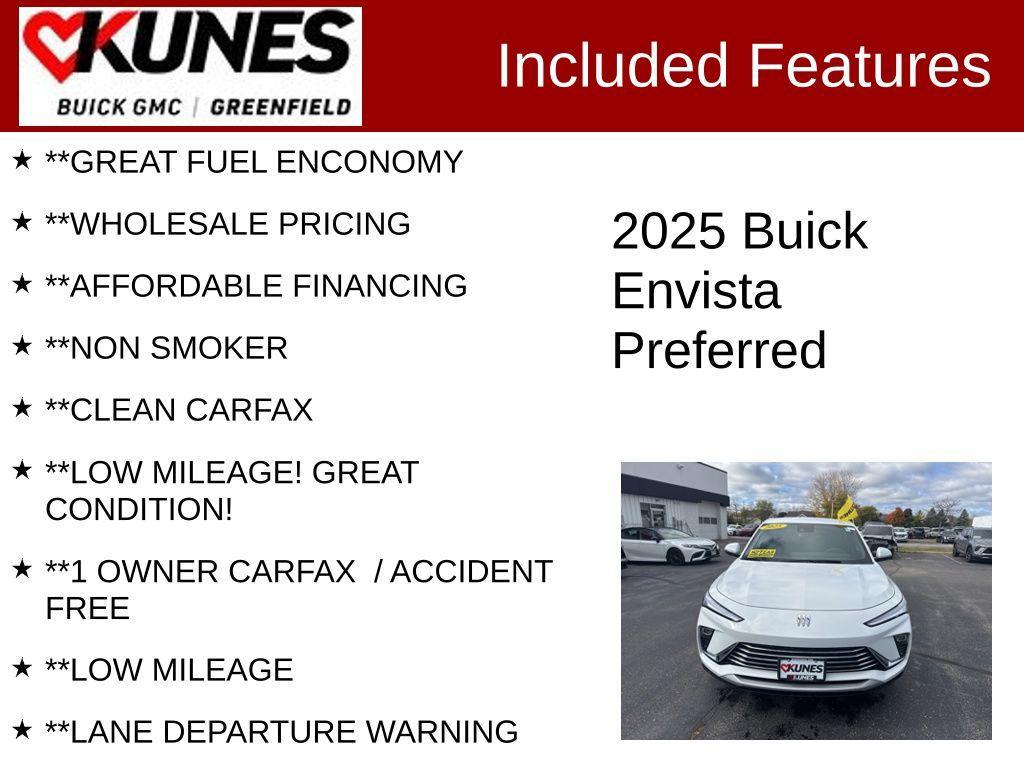 used 2025 Buick Envista car, priced at $22,595
