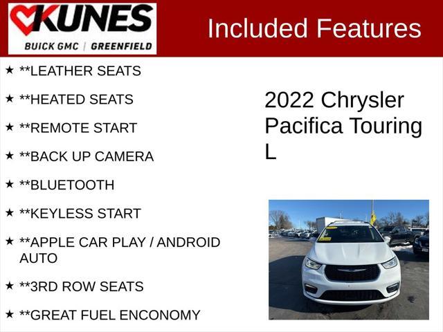 used 2022 Chrysler Pacifica car, priced at $21,899