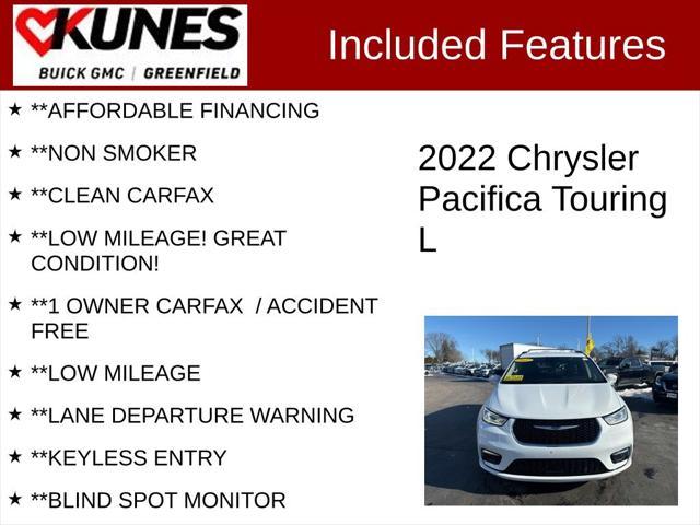 used 2022 Chrysler Pacifica car, priced at $21,899