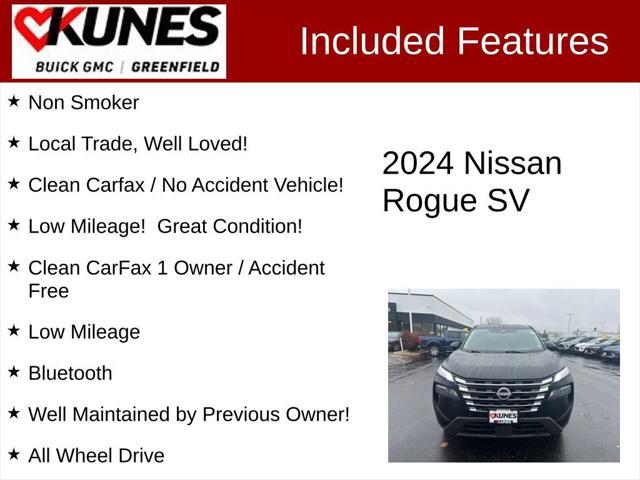 used 2024 Nissan Rogue car, priced at $26,499