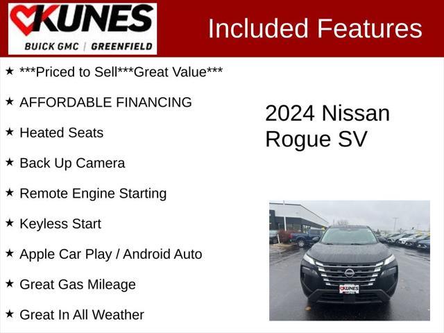 used 2024 Nissan Rogue car, priced at $26,499