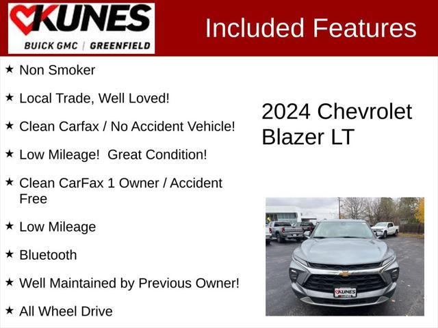 used 2024 Chevrolet Blazer car, priced at $31,777