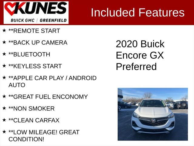 used 2020 Buick Encore GX car, priced at $15,995