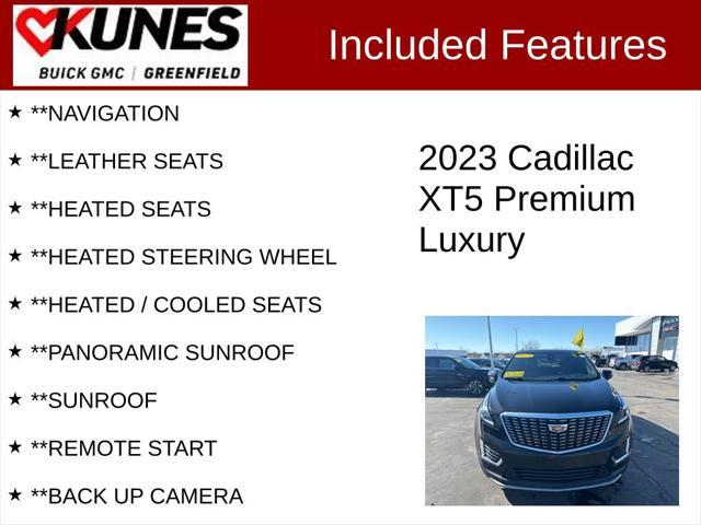 used 2023 Cadillac XT5 car, priced at $26,995