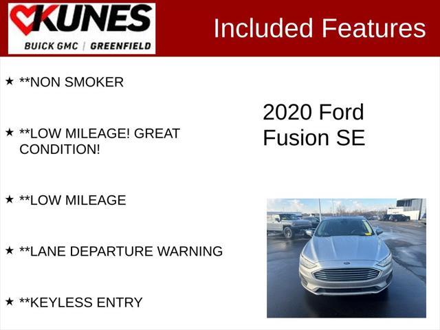 used 2020 Ford Fusion car, priced at $15,399