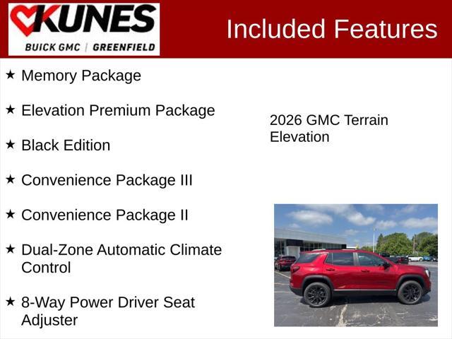 new 2026 GMC Terrain car, priced at $37,685