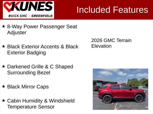 new 2026 GMC Terrain car, priced at $37,685