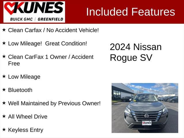 used 2024 Nissan Rogue car, priced at $26,399