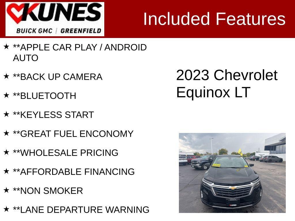used 2023 Chevrolet Equinox car, priced at $19,999