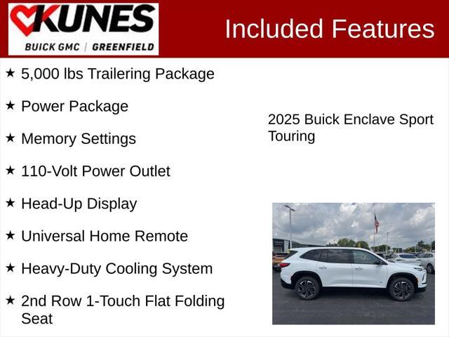 new 2025 Buick Enclave car, priced at $52,190