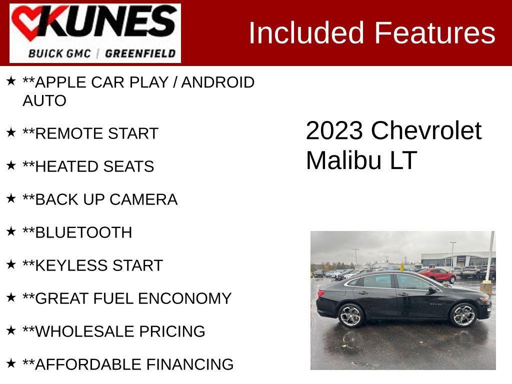 used 2023 Chevrolet Malibu car, priced at $17,399