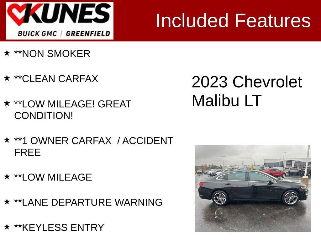 used 2023 Chevrolet Malibu car, priced at $17,399