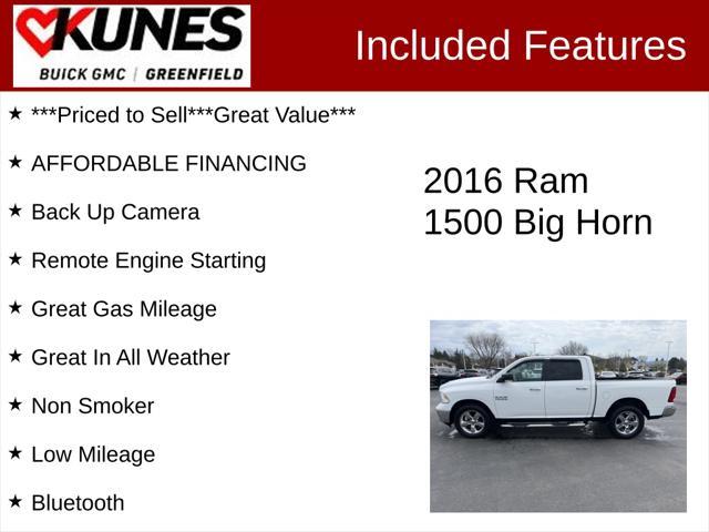 used 2016 Ram 1500 car, priced at $17,699