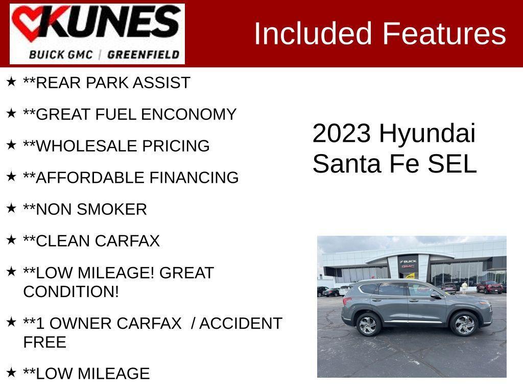 used 2023 Hyundai Santa Fe car, priced at $22,699