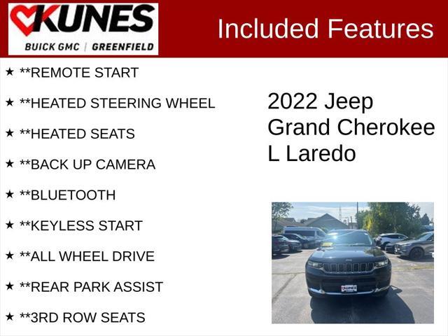 used 2022 Jeep Grand Cherokee L car, priced at $24,995
