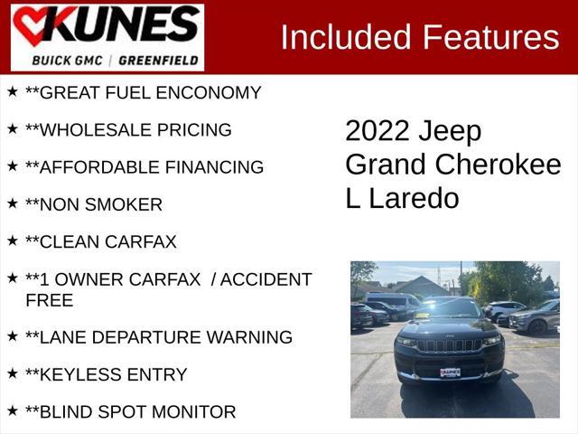 used 2022 Jeep Grand Cherokee L car, priced at $24,995