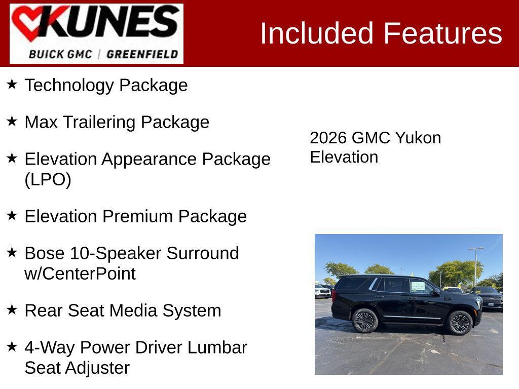 new 2026 GMC Yukon car, priced at $86,320