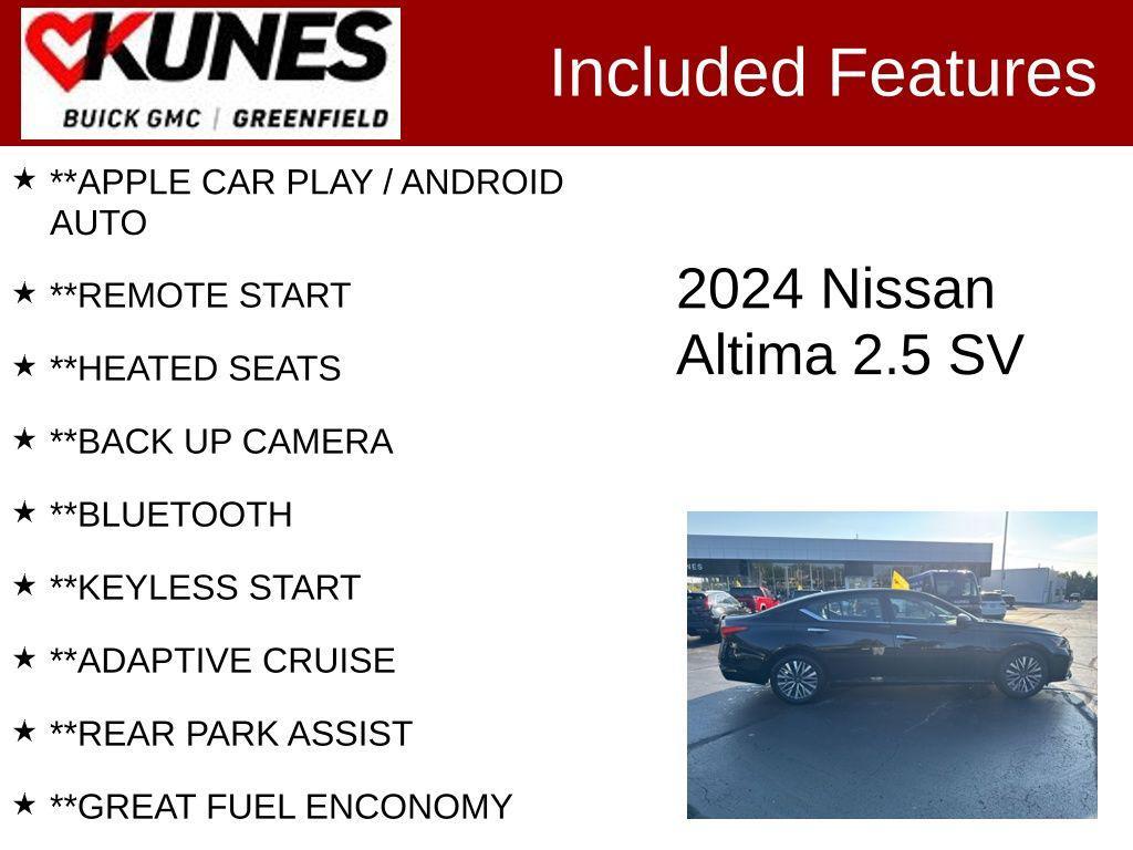 used 2024 Nissan Altima car, priced at $19,995