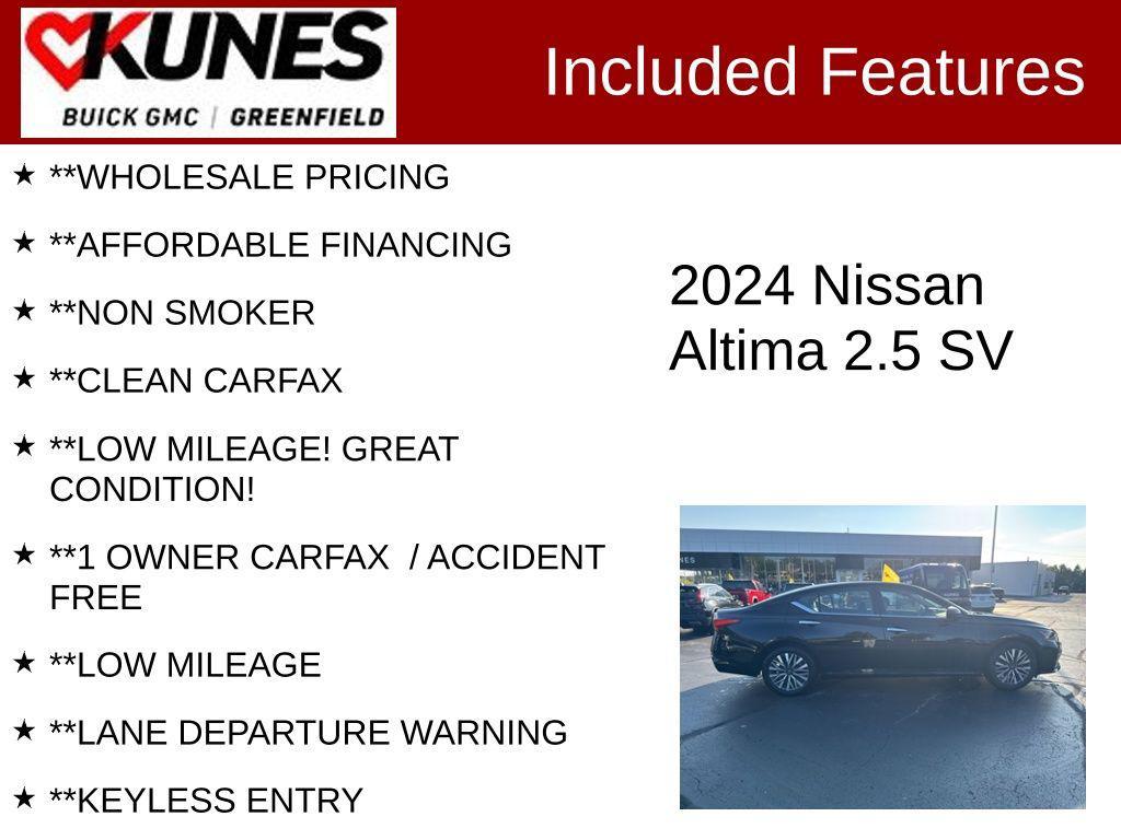 used 2024 Nissan Altima car, priced at $19,995