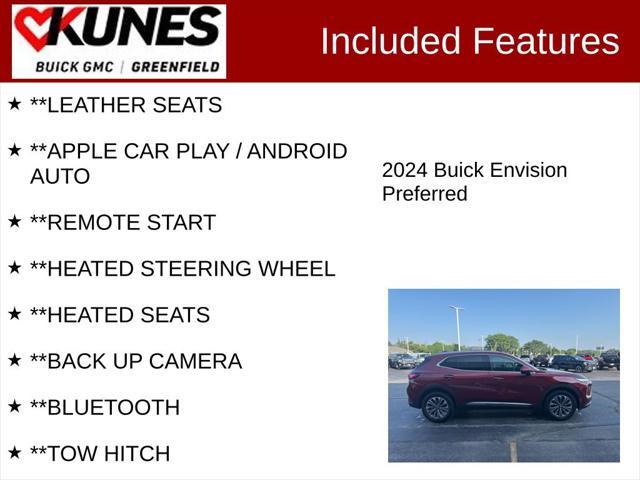 new 2024 Buick Envision car, priced at $34,970