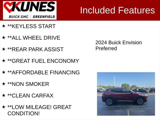 new 2024 Buick Envision car, priced at $34,970