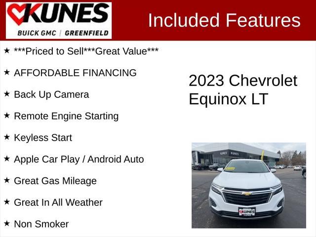 used 2023 Chevrolet Equinox car, priced at $20,995