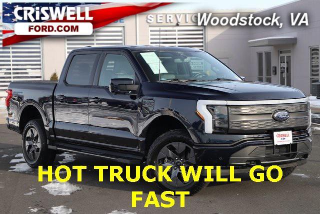 used 2022 Ford F-150 Lightning car, priced at $38,995