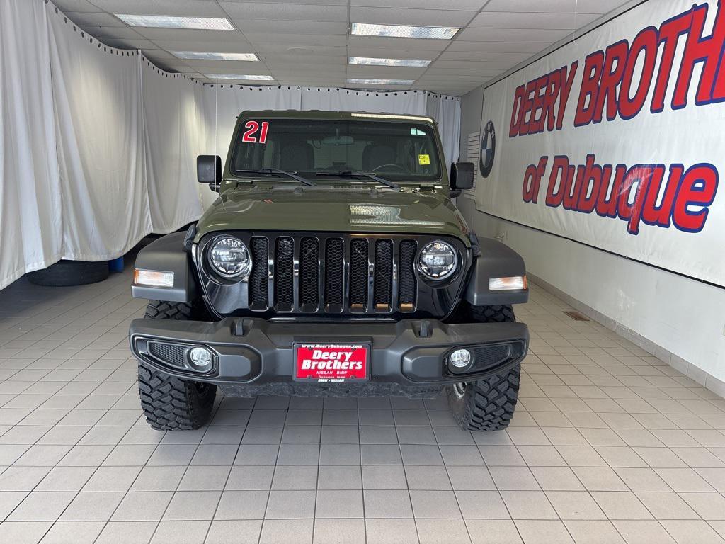 used 2021 Jeep Wrangler car, priced at $28,735