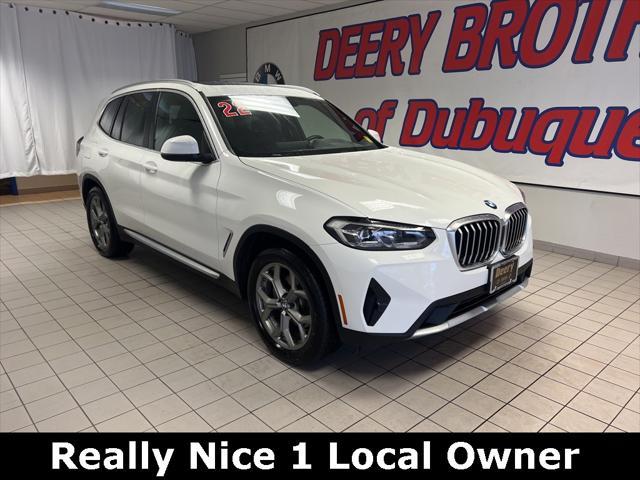 used 2022 BMW X3 car, priced at $34,925