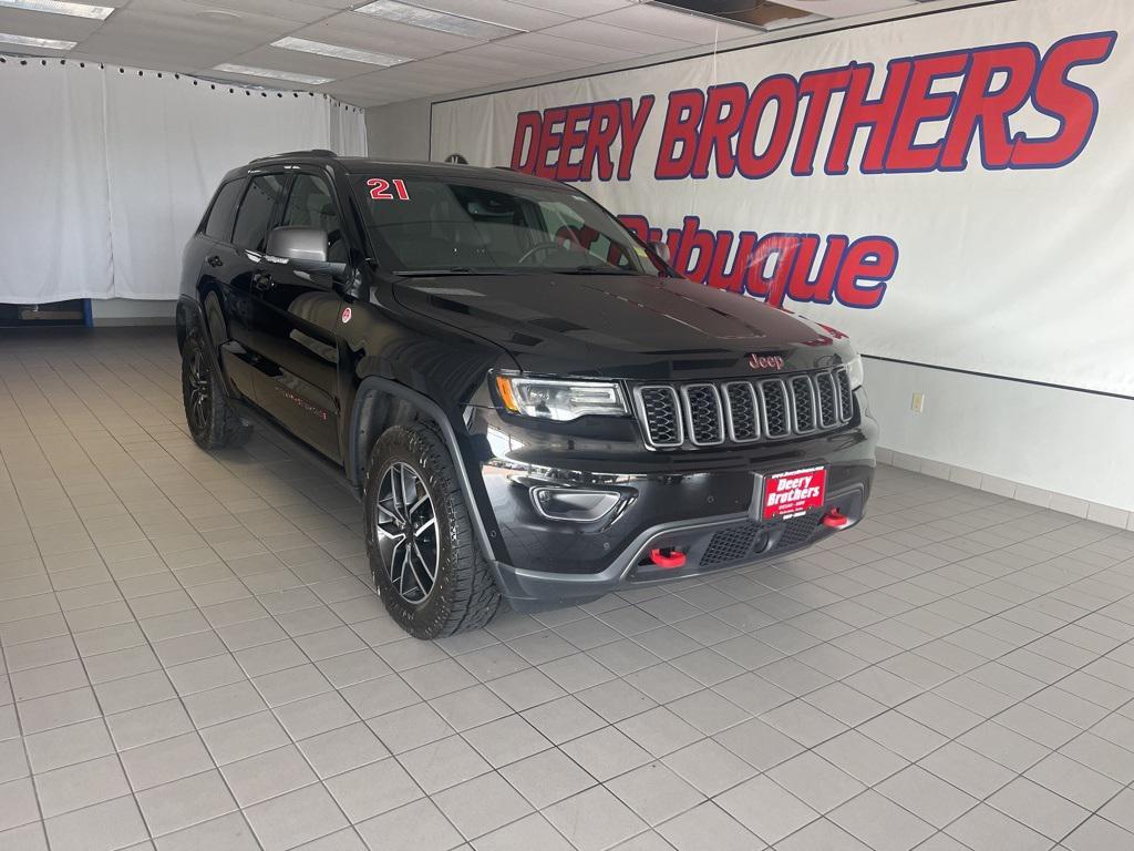 used 2021 Jeep Grand Cherokee car, priced at $29,967