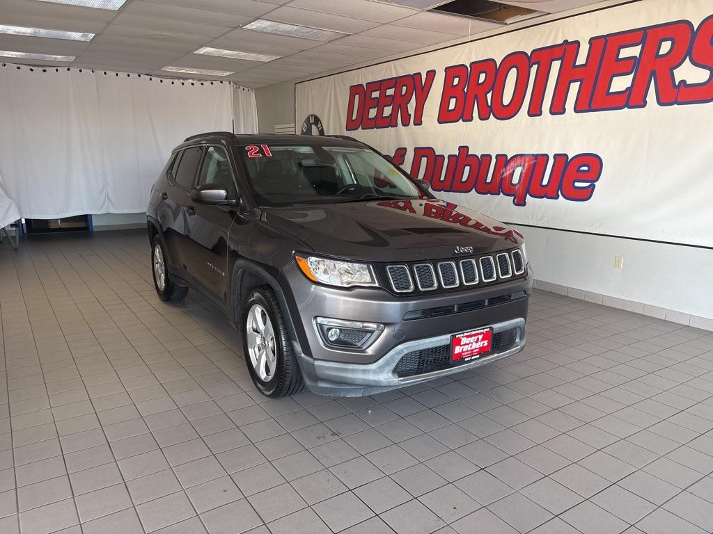 used 2021 Jeep Compass car, priced at $17,955