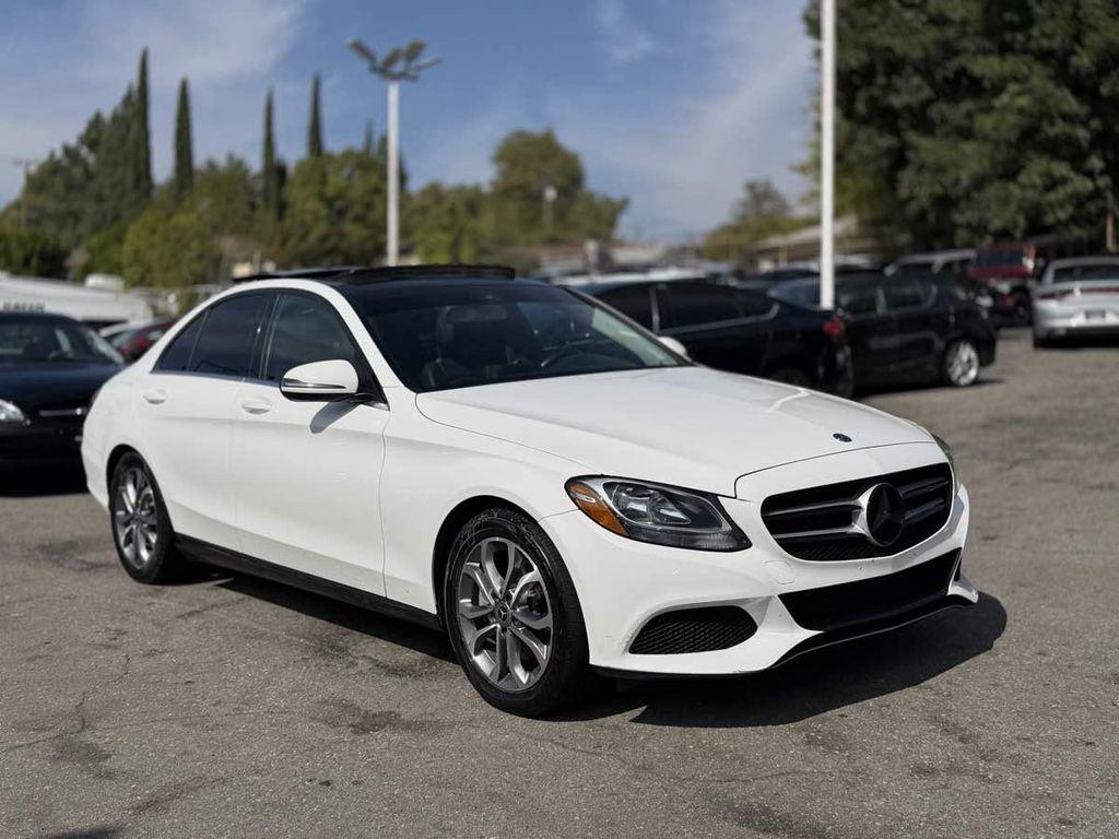 used 2018 Mercedes-Benz C-Class car, priced at $14,995