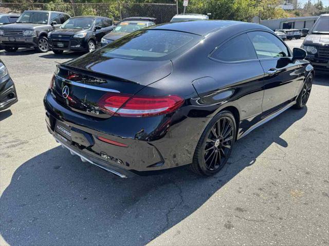 used 2018 Mercedes-Benz AMG C 43 car, priced at $27,995