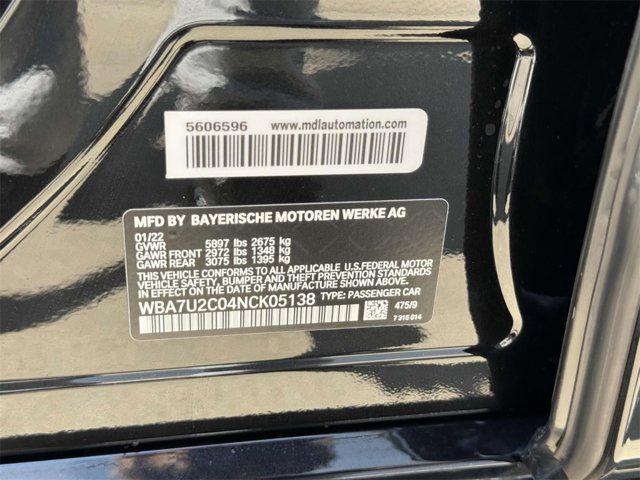 used 2022 BMW 750 car, priced at $63,888
