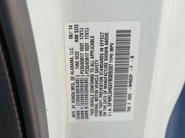 used 2015 Honda Odyssey car, priced at $14,580