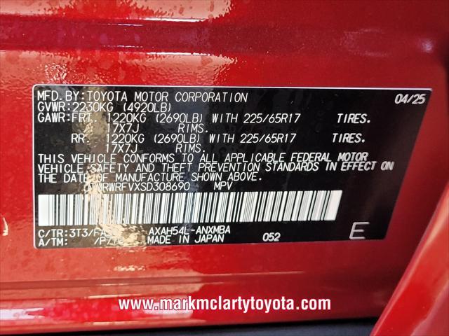 new 2025 Toyota RAV4 Hybrid car, priced at $37,992