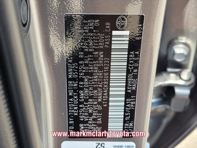 new 2025 Toyota Camry car, priced at $35,826