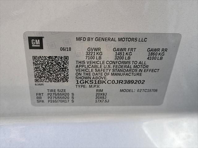 used 2018 GMC Yukon car, priced at $26,923