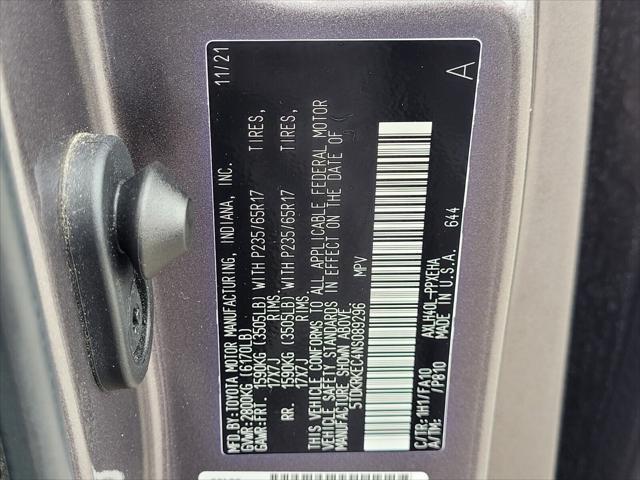 used 2022 Toyota Sienna car, priced at $25,703