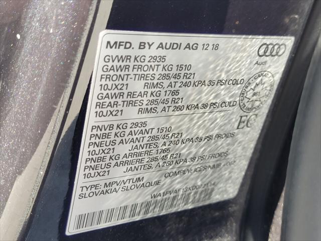 used 2019 Audi Q8 car, priced at $36,449