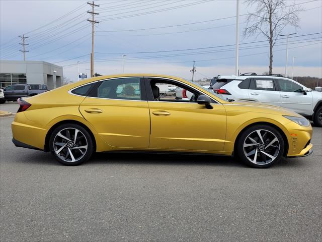 used 2021 Hyundai Sonata car, priced at $20,243